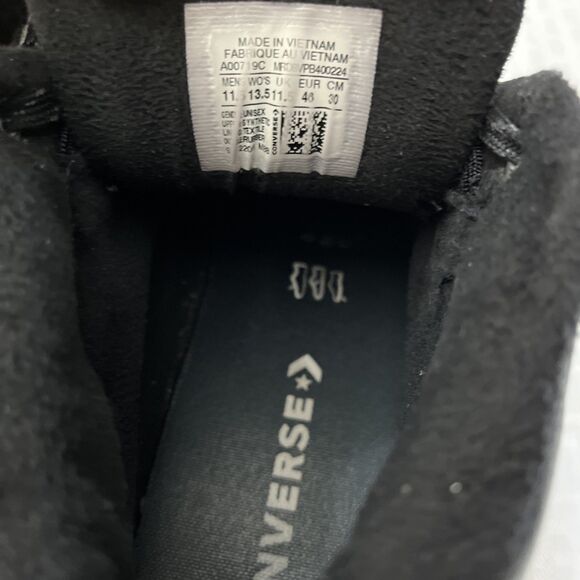 Converse Chuck Taylor Black All Star Street Lugged Mens 11.5 Sneakers Shoes - Picture 6 of 10